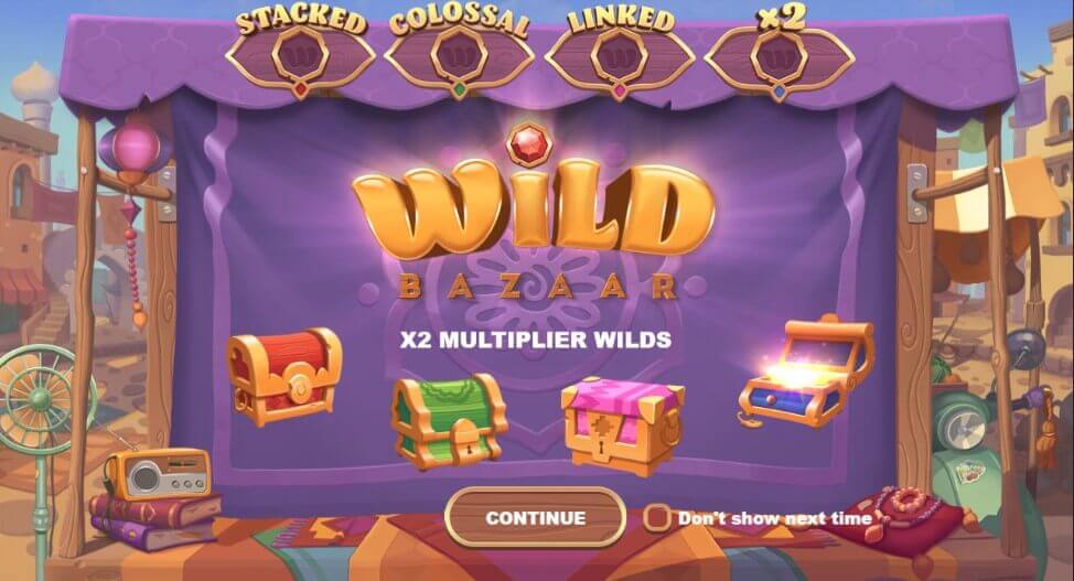Wild Bazaar Proces gry