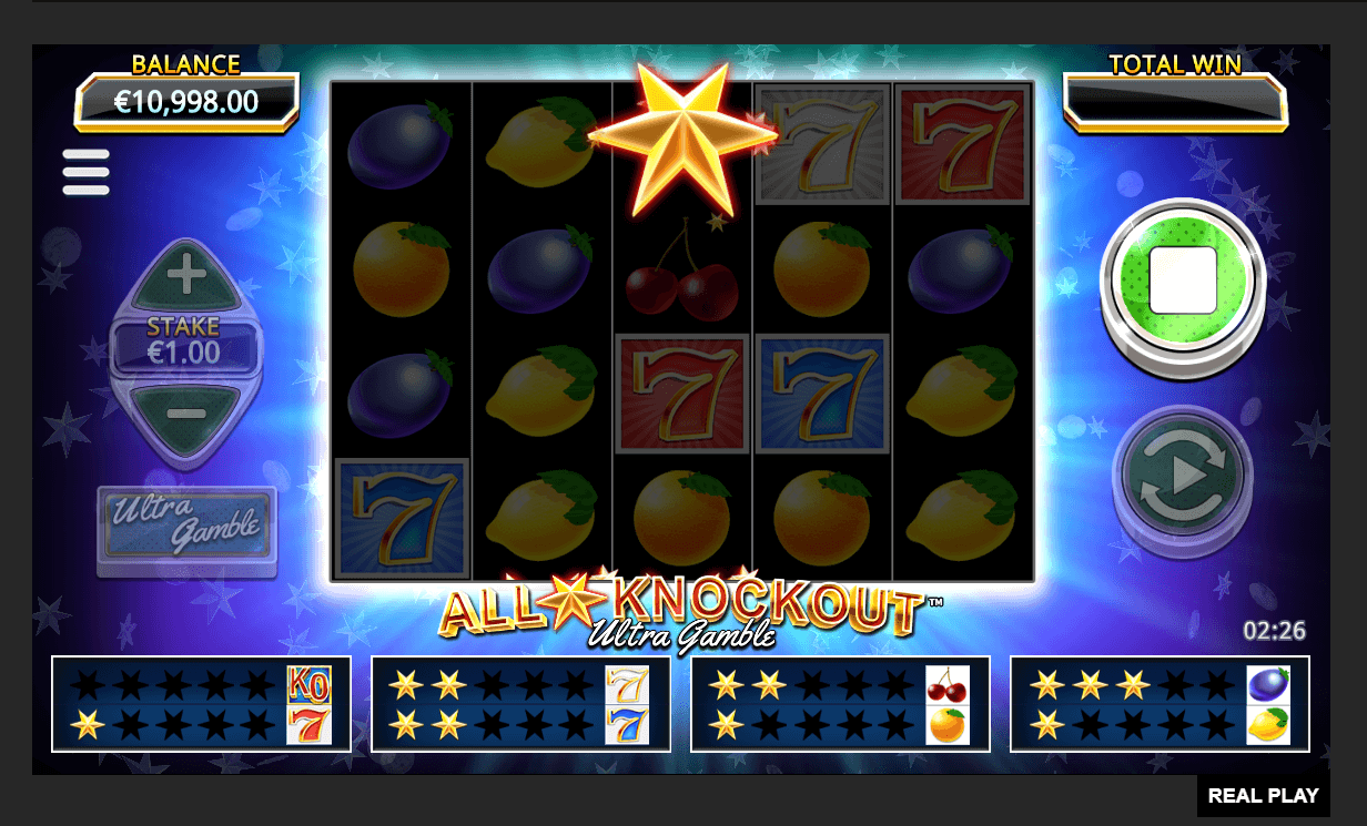 All Stars Knockout Ultra Gamble Proces gry