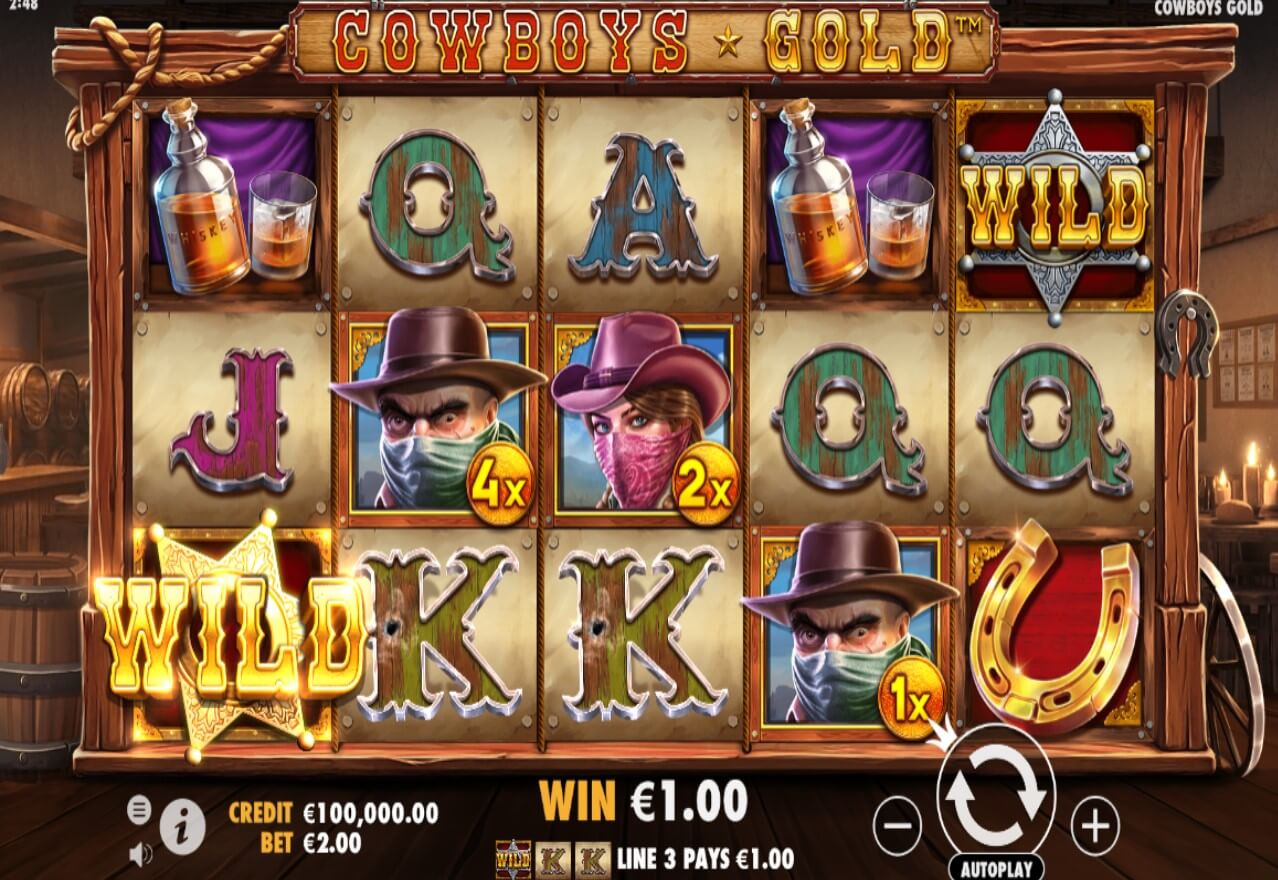 Cowboys Gold Proces gry