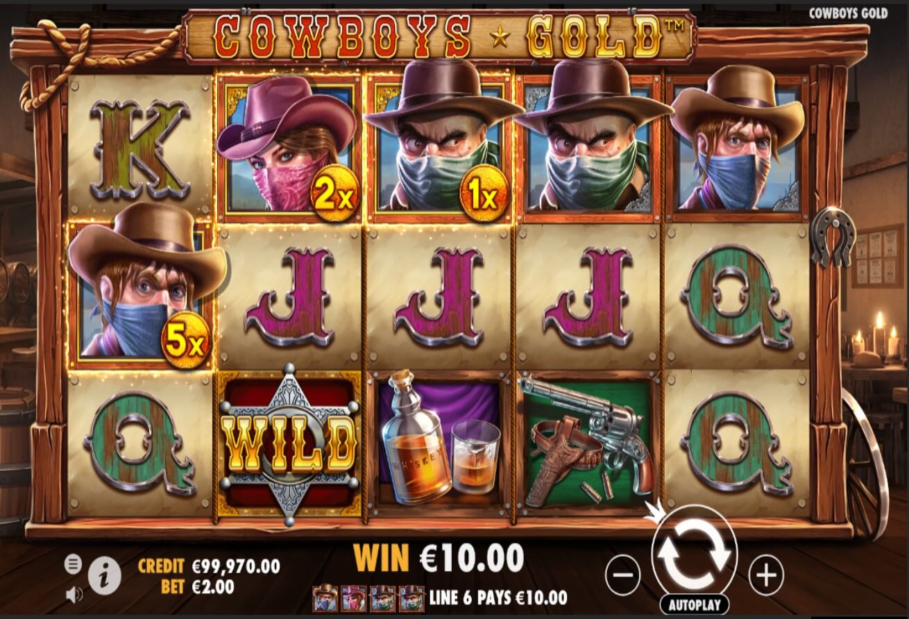 Cowboys Gold Proces gry