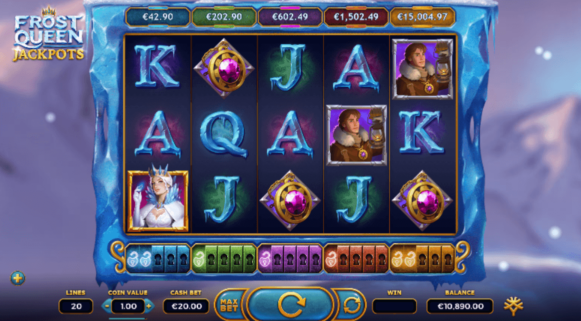 Frost Queen Jackpots Proces gry