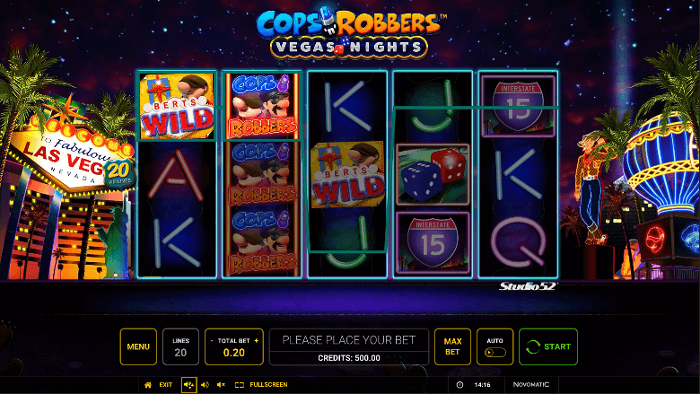 Cops N Robbers Vegas Nights Proces gry
