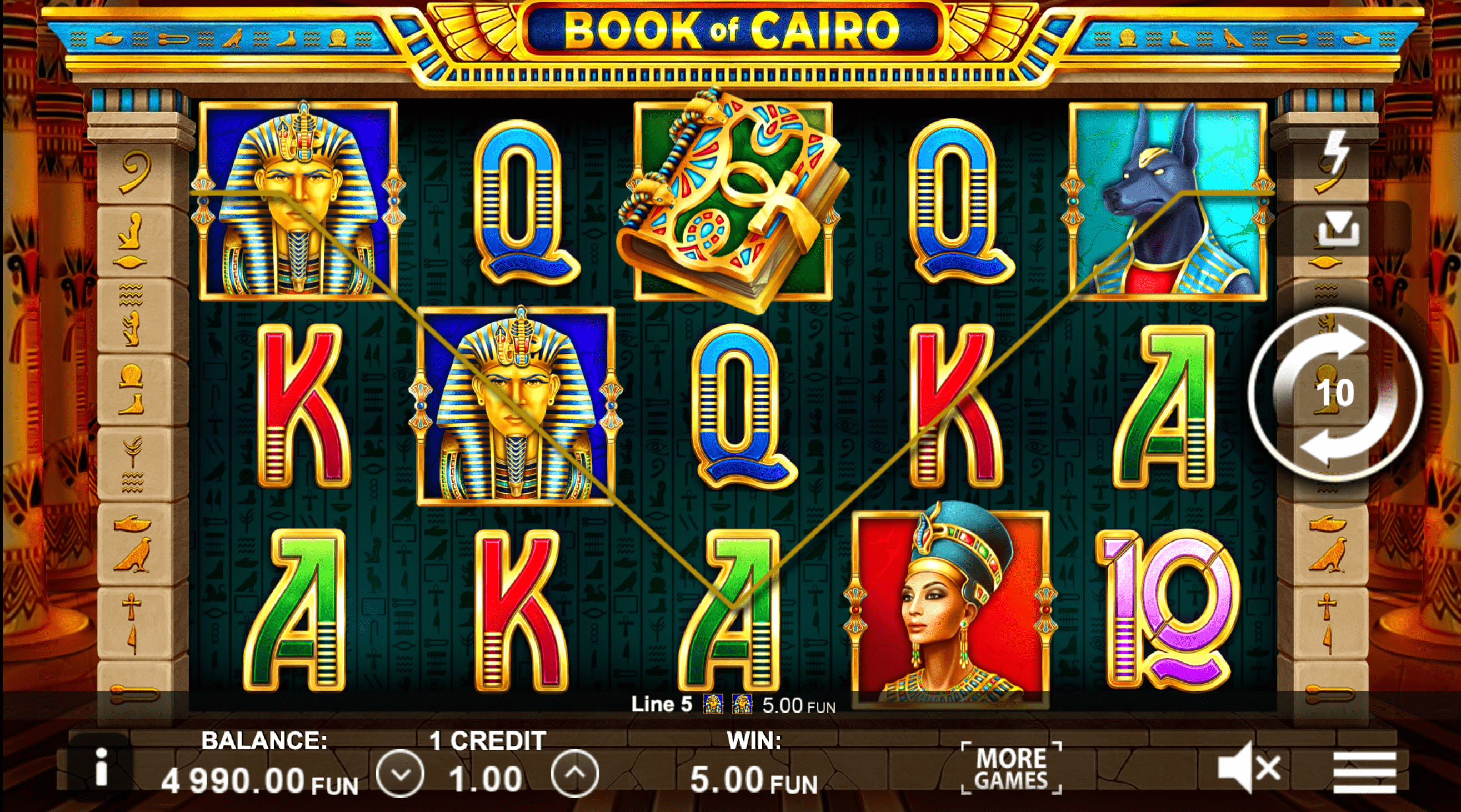 Book of Cairo Proces gry