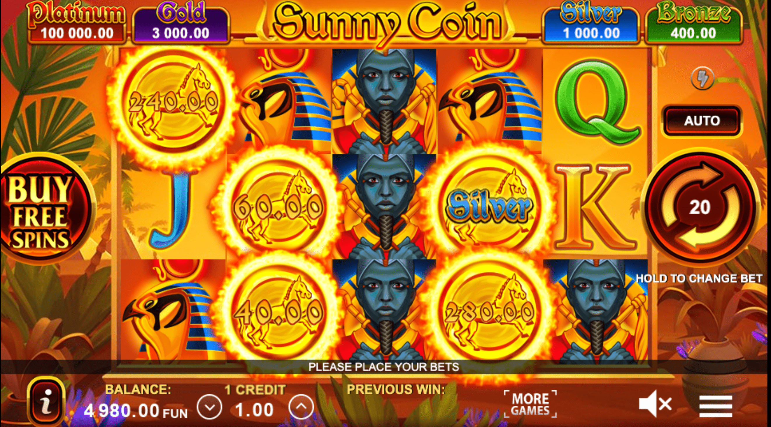 Sunny Coin: Hold the spin Proces gry