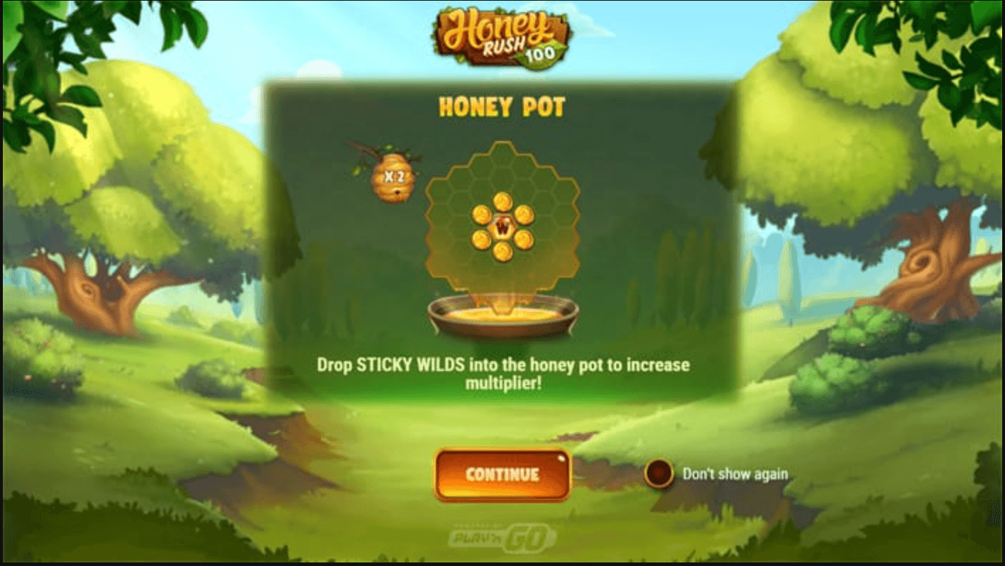 Honey Rush 100 Proces gry